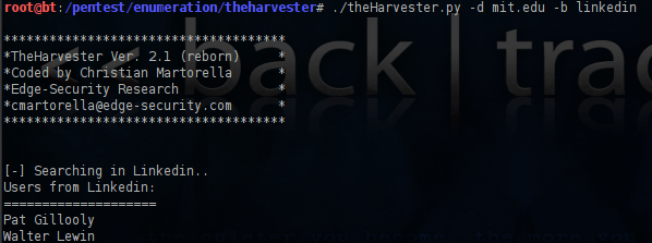 Discover profiles on the Linkedin