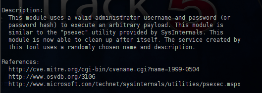 Description of psexec