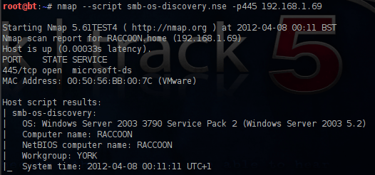 Nmap script