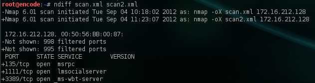 Ndiff – Penetration Testing Lab
