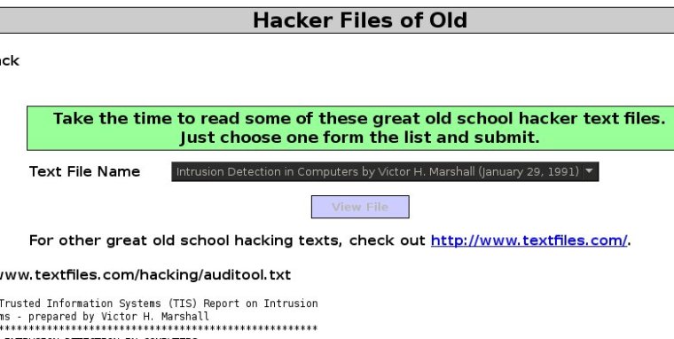 Location of LFI on the Web Application
