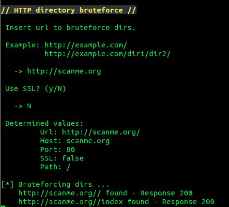 Directory Brute Force - PenTBox