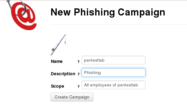 phishing frenzy - campaign