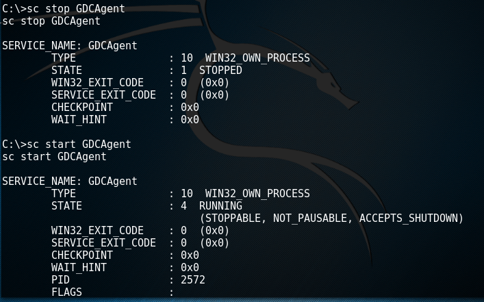 Restarting the Vulnerable Service