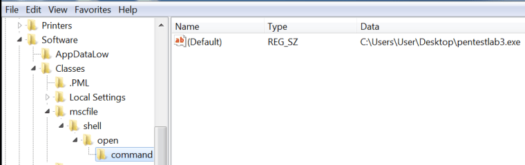 Custom Payload - Registry