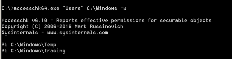 Weak Permssions in Windows Folder