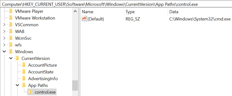 App Paths - UAC Bypass Registry