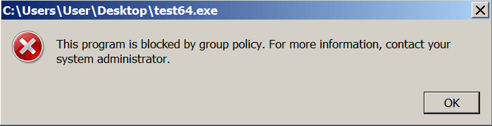 AppLocker Blocks Binary