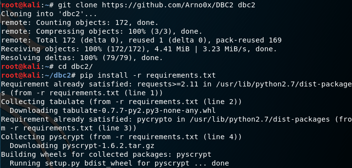 DBC2 - Download and Install Requirements