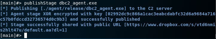 DropboxC2 - Publish Stage