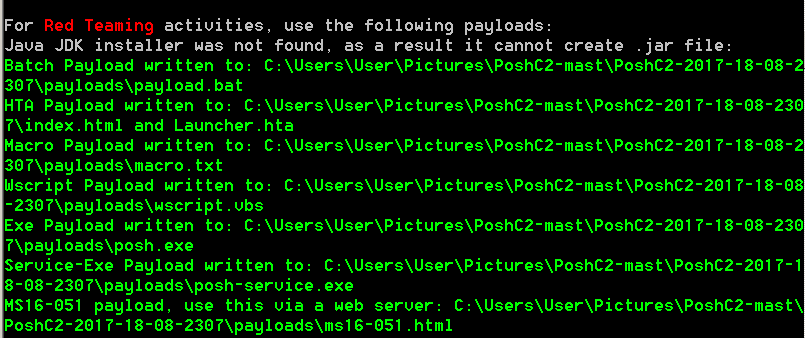 Command and Control – PowerShell – Penetration Testing Lab