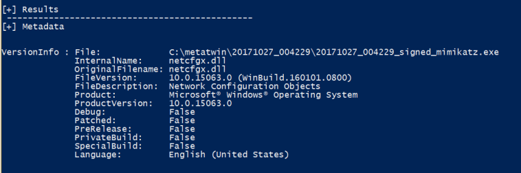 MetaTwin - Metadata Details