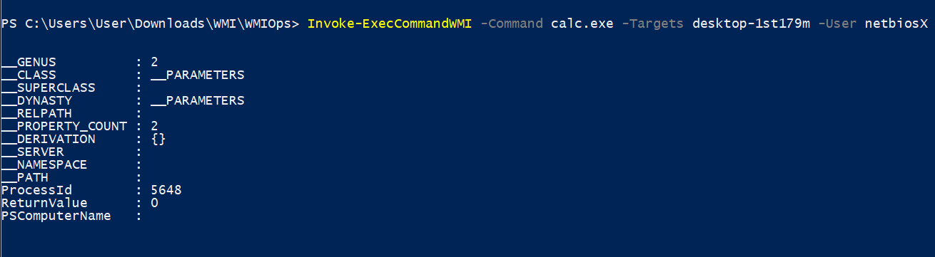 Command and Control – WMI – Penetration Testing Lab