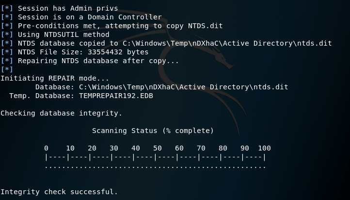 Metasploit - Domain Hashdump