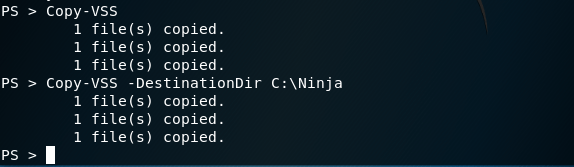 Nishang - Extract NTDS Meterpreter PowerShell